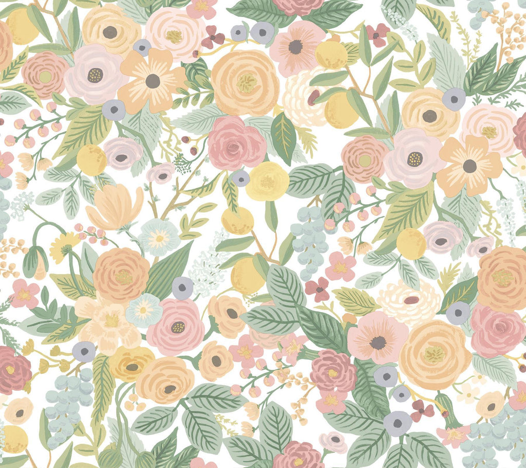 Rifle Paper Co. Garden Party Peel and Stick Pastel Wallpaper