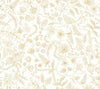 Rifle Paper Co. Aviary Peel And Stick Off White/Gold Wallpaper