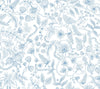 Rifle Paper Co. Aviary Peel And Stick Blue/Cream Wallpaper
