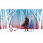 RoomMates Disney Frozen 2 Woodland Tree Peel And Stick Mural Blue/Purple/Red Wallpaper