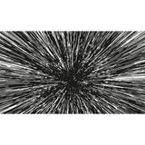 RoomMates Hyper Space Peel And Stick Mural Black/White Wallpaper