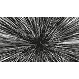 RoomMates Hyper Space Peel And Stick Mural Black/White Wallpaper