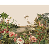 York Floating Gardens Mural Green Wallpaper