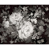 York Impressionist Floral Mural Gray/Neutral Wallpaper
