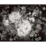 York Impressionist Floral Mural Gray/Neutral Wallpaper