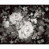 York Impressionist Floral Wall Gray/Neutral Mural