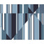 York Pinwheel Stripe Mural Blue Wallpaper