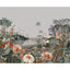 York Floating Gardens Mural Gray Wallpaper