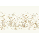 Ronald Redding Designs Flowering Vine ChinoMural White Wallpaper