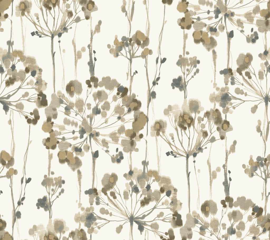 Candice Olson Flourish Peel and Stick Neutral Wallpaper