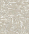 York Urban Chalk Peel And Stick Neutral/Pearl Wallpaper
