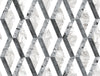 York Statuary Diamond Inlay Peel And Stick Grays Wallpaper