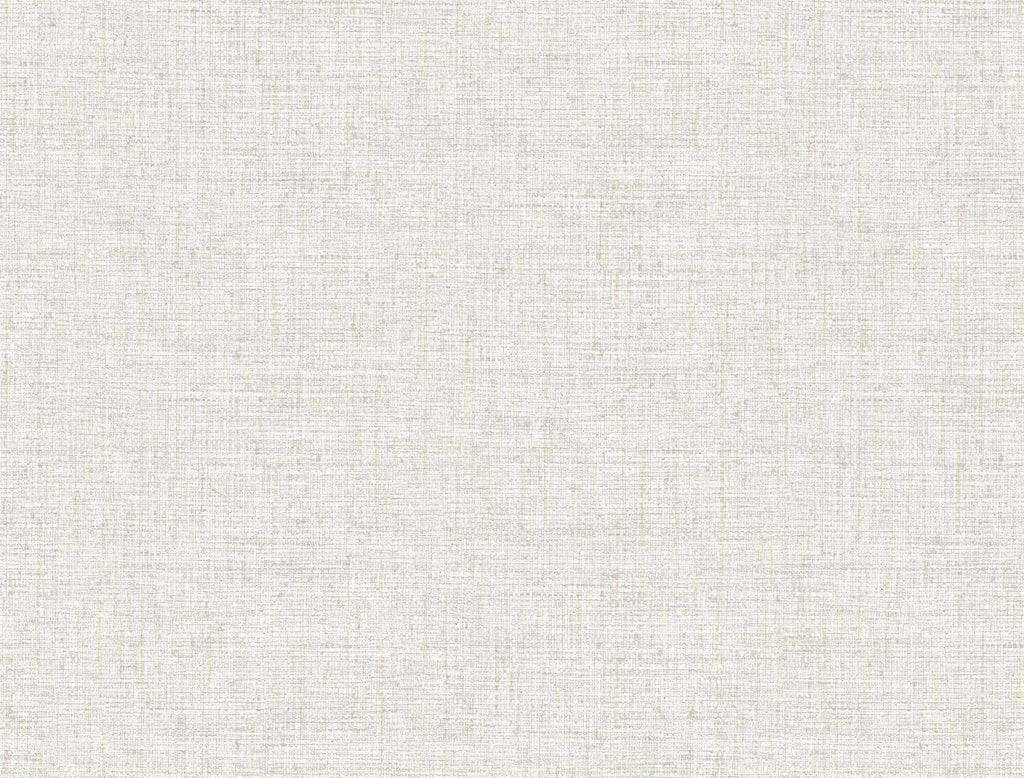 York Papyrus Weave Peel and Stick White Wallpaper