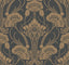 Antonina Vella Nouveau Damask Blacks Wallpaper