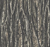 Antonina Vella Native Leaves Black Wallpaper