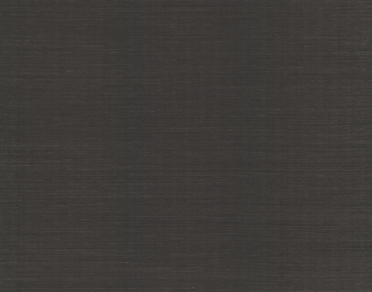Antonina Vella Grasscloth Sisal Black Wallpaper