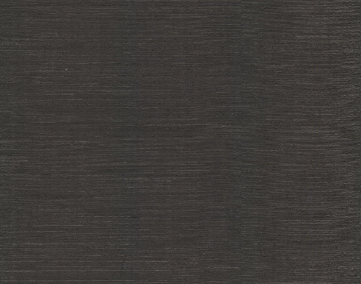 Antonina Vella Grasscloth Sisal black/dark brown Wallpaper