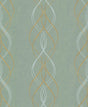 Antonina Vella Aurora Blue/Gold Wallpaper