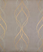 Antonina Vella Aurora Khaki/Gold Wallpaper