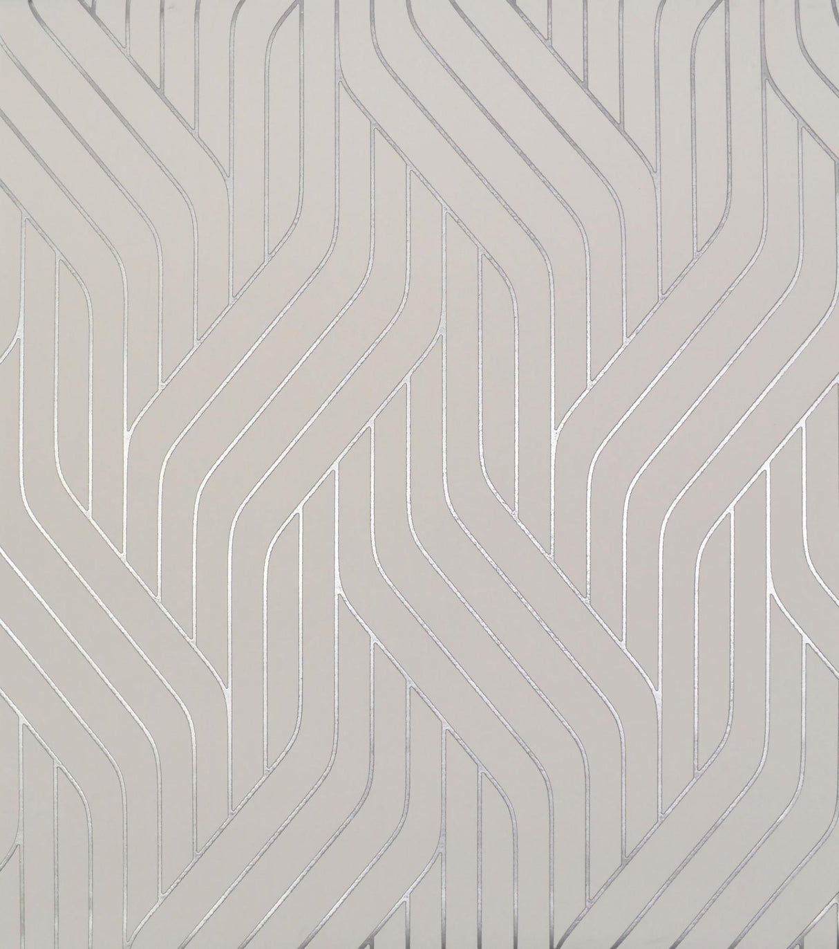 Antonina Vella Ebb And Flow White/Silver Wallpaper