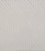 Antonina Vella Ebb And Flow White/Silver Wallpaper