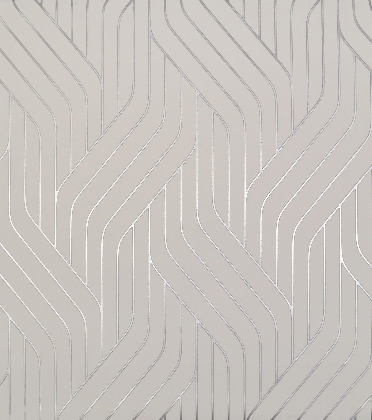 Antonina Vella Ebb And Flow White/Silver Wallpaper