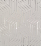 Antonina Vella Ebb And Flow White/Silver Wallpaper