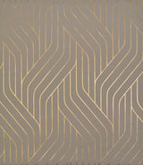 Antonina Vella Ebb And Flow Khaki/Gold Wallpaper