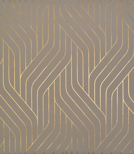 Antonina Vella Ebb And Flow Khaki/Gold Wallpaper