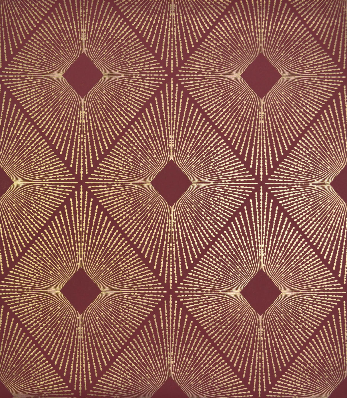 Antonina Vella Harlowe Red/Gold Wallpaper