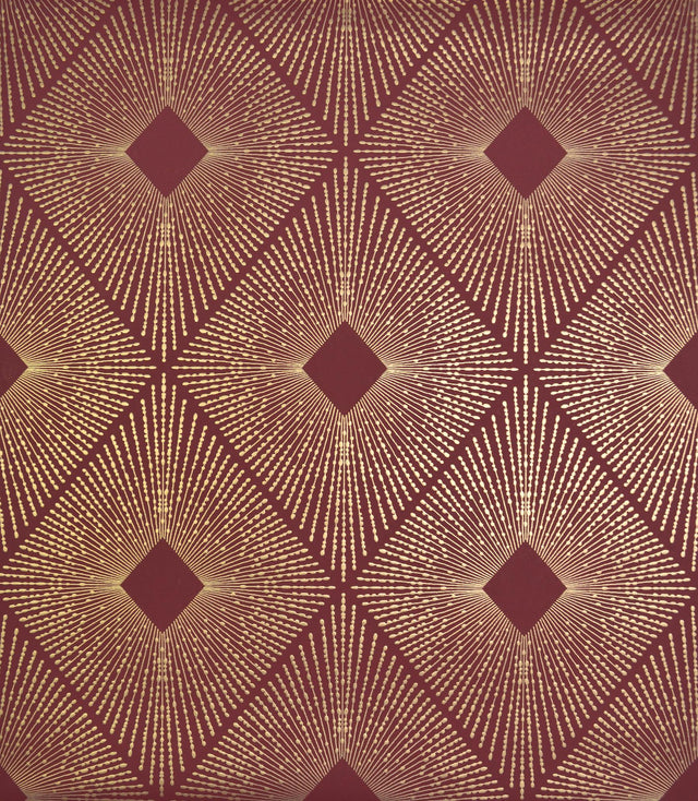 Antonina Vella Harlowe Red/Gold Wallpaper