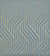 Antonina Vella Ebb And Flow Blue/Gold Wallpaper