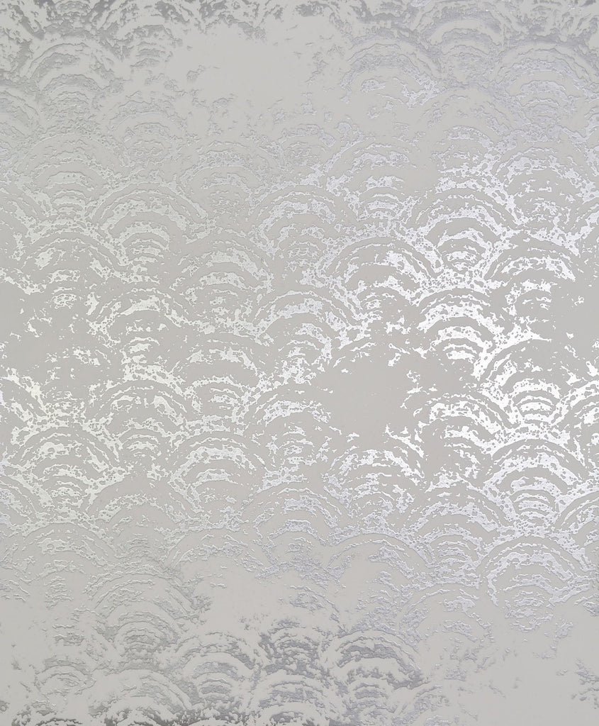 Antonina Vella Eclipse White/Silver Wallpaper