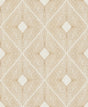 Antonina Vella Harlowe White/Gold Wallpaper
