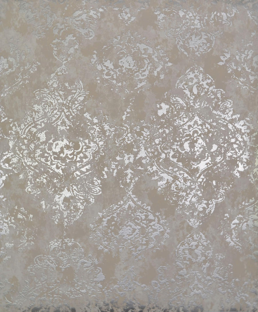 Antonina Vella Stargazer White/Silver Wallpaper