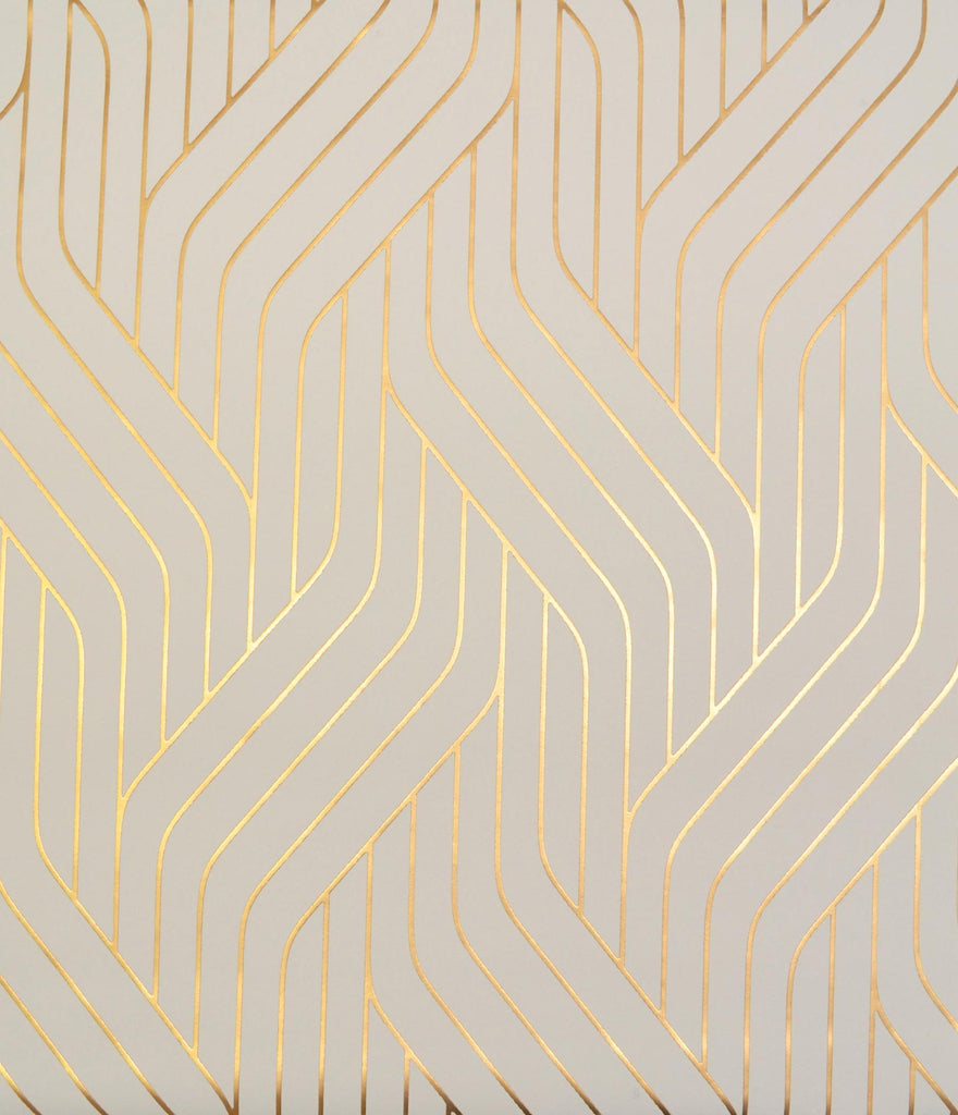 Antonina Vella Ebb And Flow Almond/Gold Wallpaper
