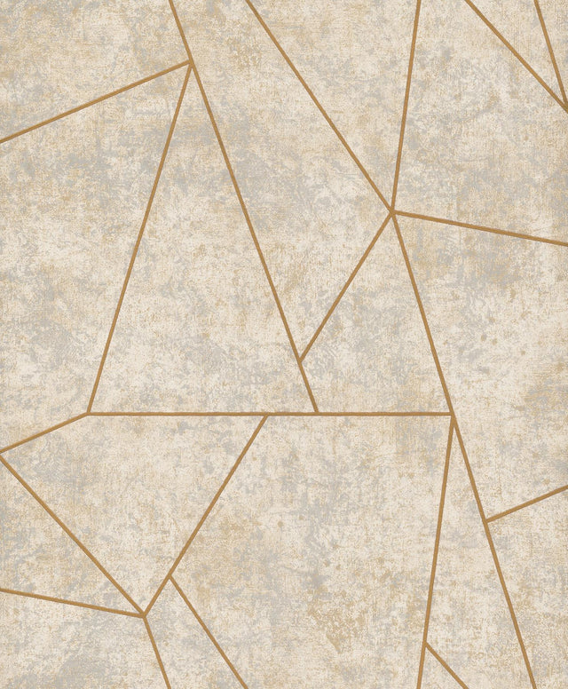 Antonina Vella Nazca Neutral/Gold Wallpaper
