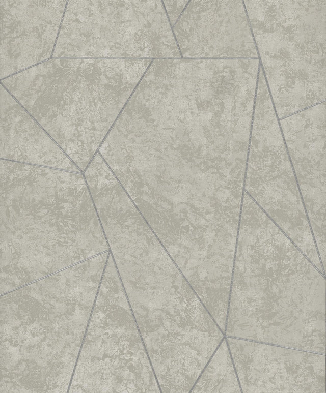 Antonina Vella Nazca Light Grey/Silver Wallpaper