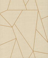 Antonina Vella Nazca Almond/Pearl/Gold Wallpaper