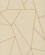 Antonina Vella Nazca Almond/Pearl/Gold Wallpaper