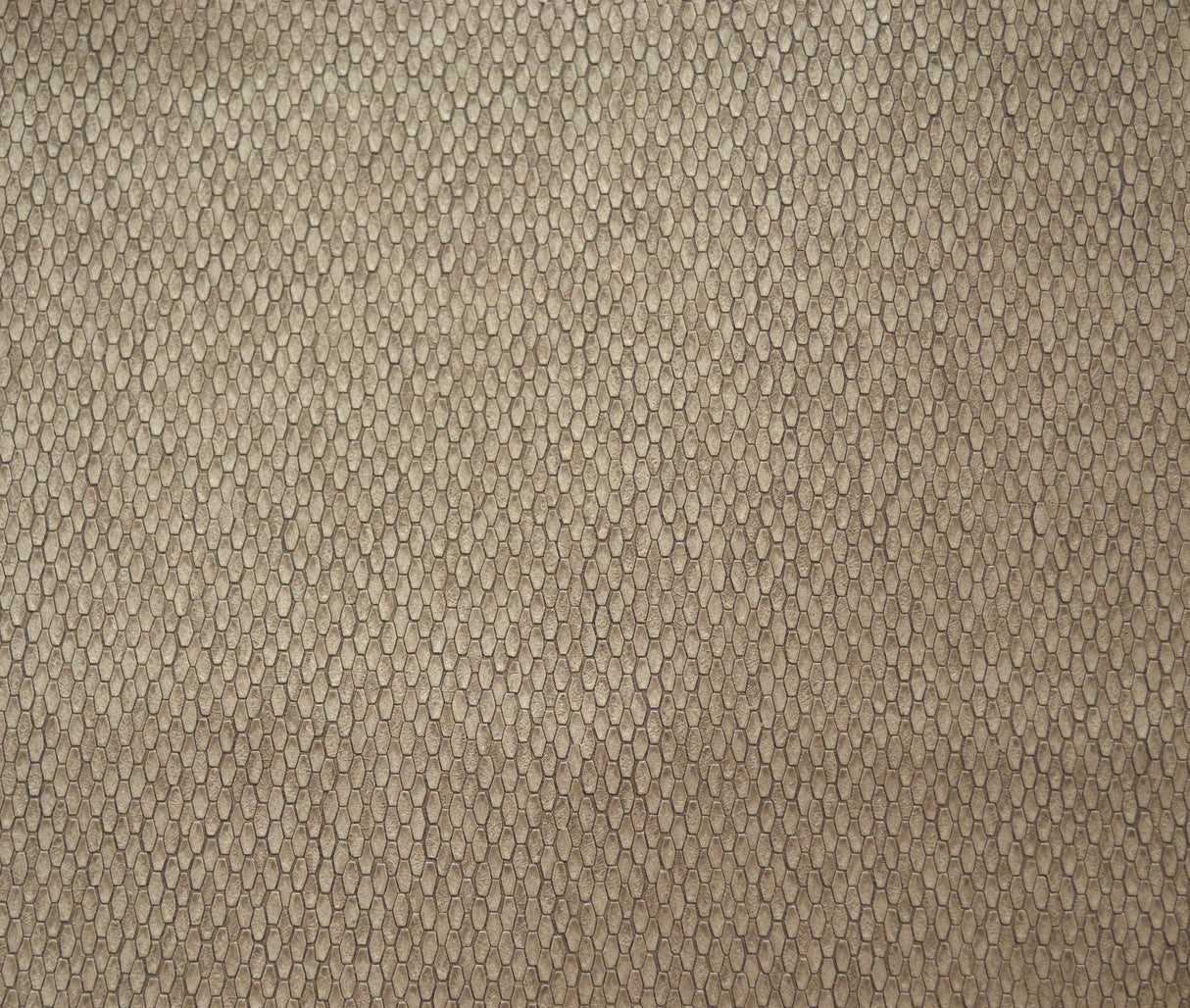 Antonina Vella Stretched Hexagons Burnished Copper Wallpaper