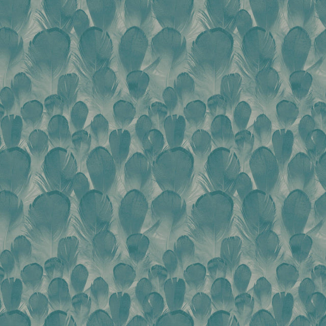 Antonina Vella Feathers Teal/Green Wallpaper