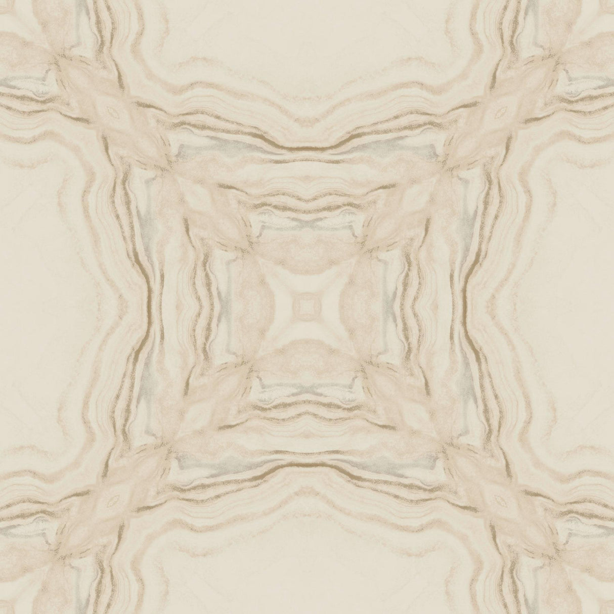 Antonina Vella Stone Kaleidoscope Beige Wallpaper