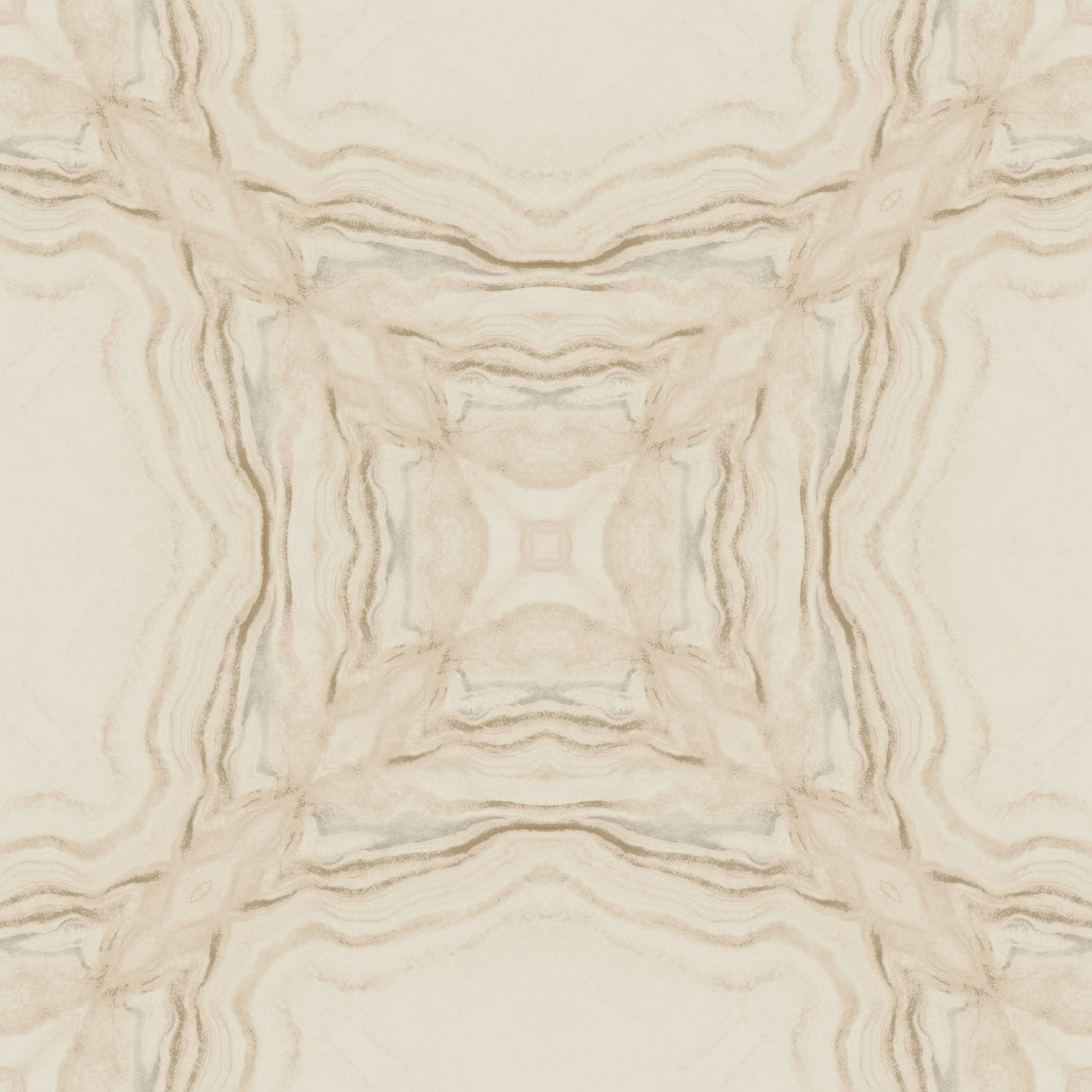 Antonina Vella Stone Kaleidoscope Beige Wallpaper