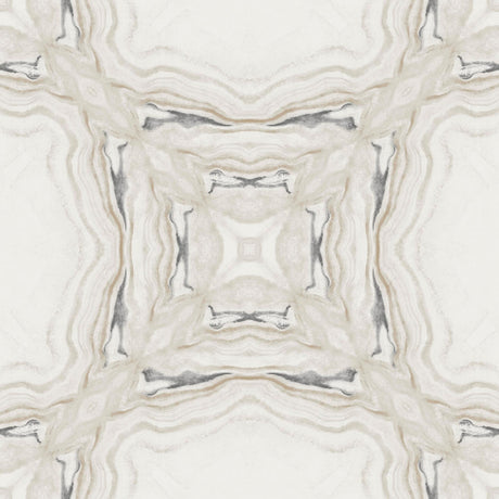 Antonina Vella Stone Kaleidoscope Grey/Black Wallpaper