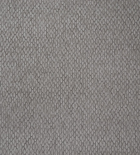 Antonina Vella Stretched Hexagons Dark Silver Wallpaper