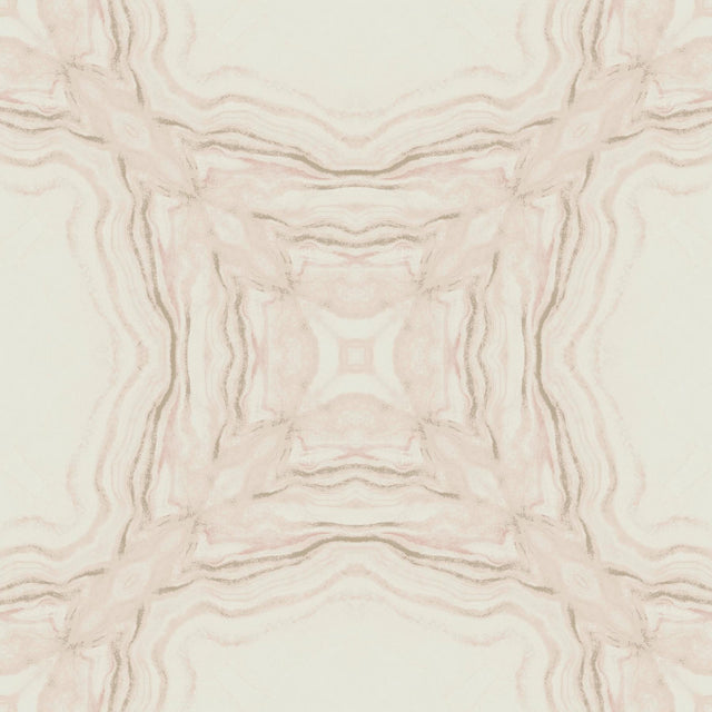 Antonina Vella Stone Kaleidoscope Soft Pink Wallpaper