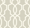 Ashford House Hourglass Trellis Light Grey Wallpaper