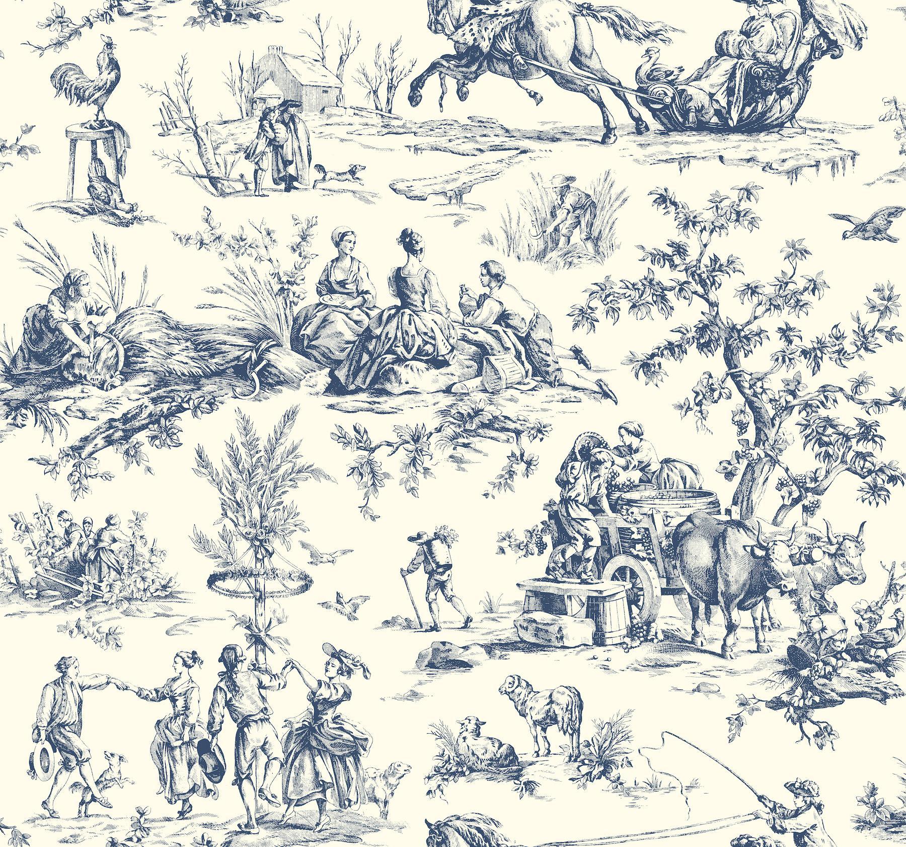 Обои бумажные Seasons toile by York