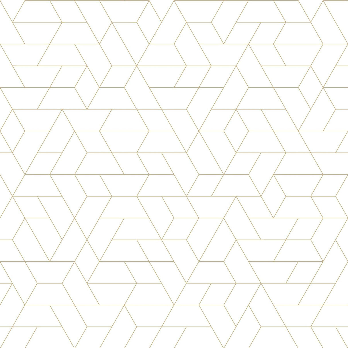 York Point of View Gold Wallpaper